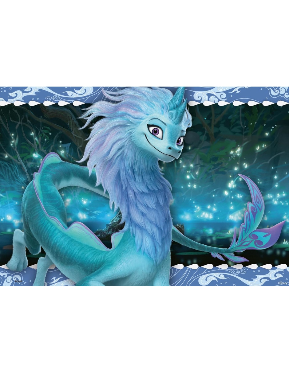 Rompecabezas infantil película Rompecabezas Raya y el último dragón Ravensburger 48 piezas