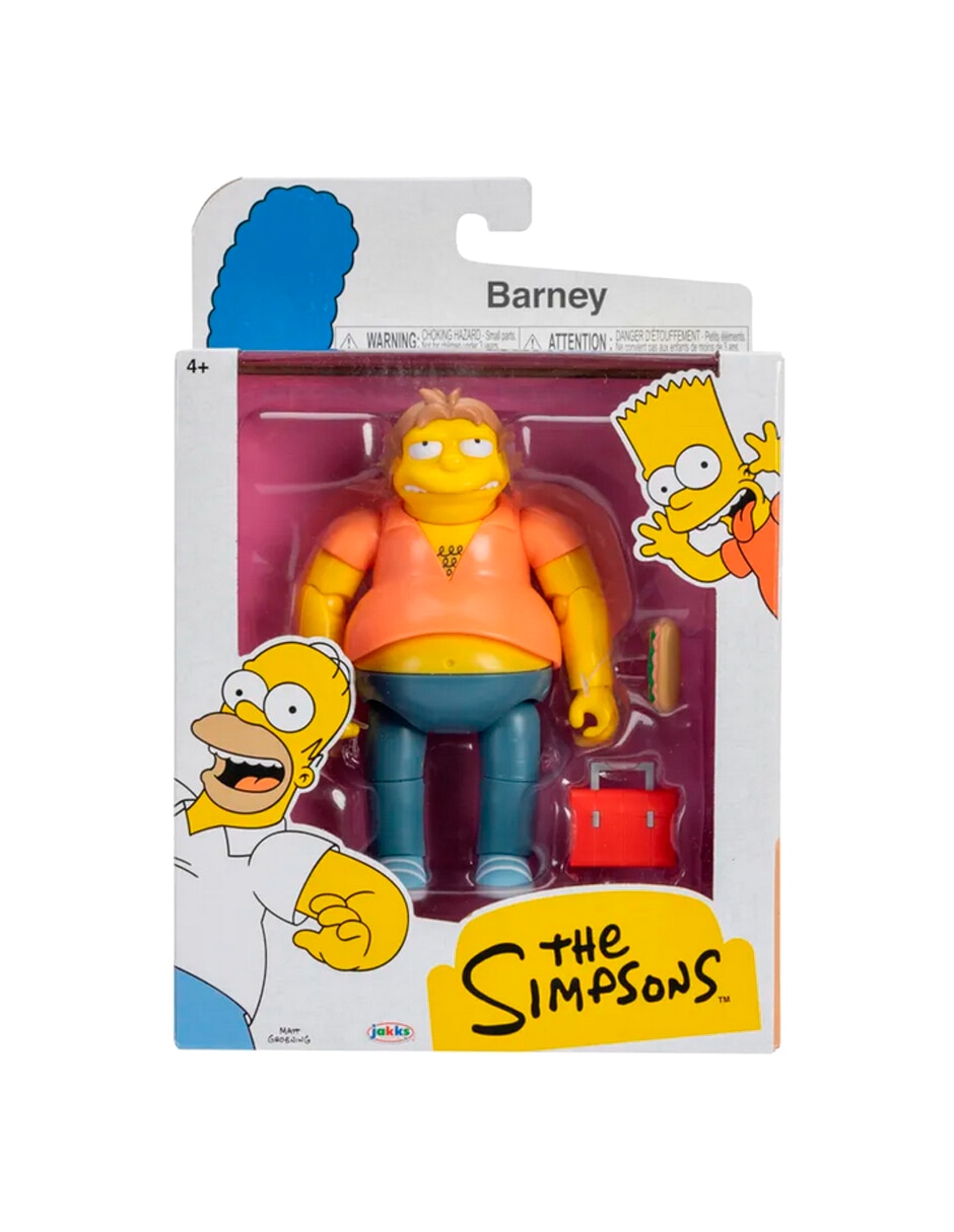 Figura de colección articulada Los Simpson Barney collectors Jakks Pacific