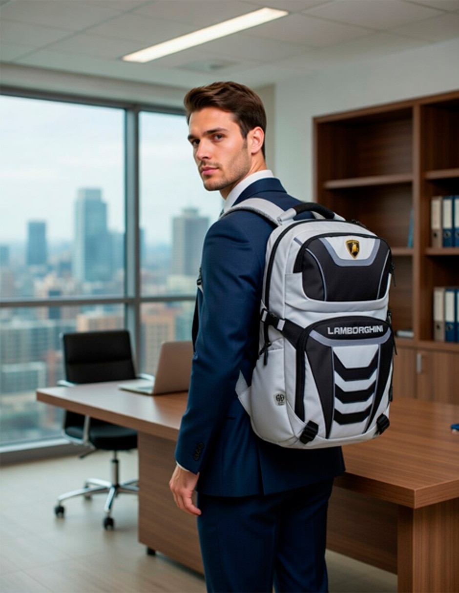 Mochila escolar Lamborghini American Bags unisex