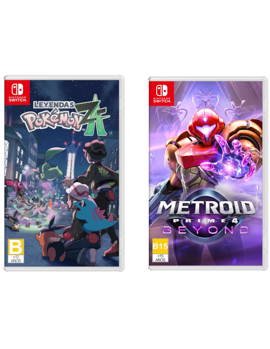 NINTENDO Pokémon Legends: Z-A + Metroid Prime 4: Beyond Nintendo bundle para Nintendo Switch