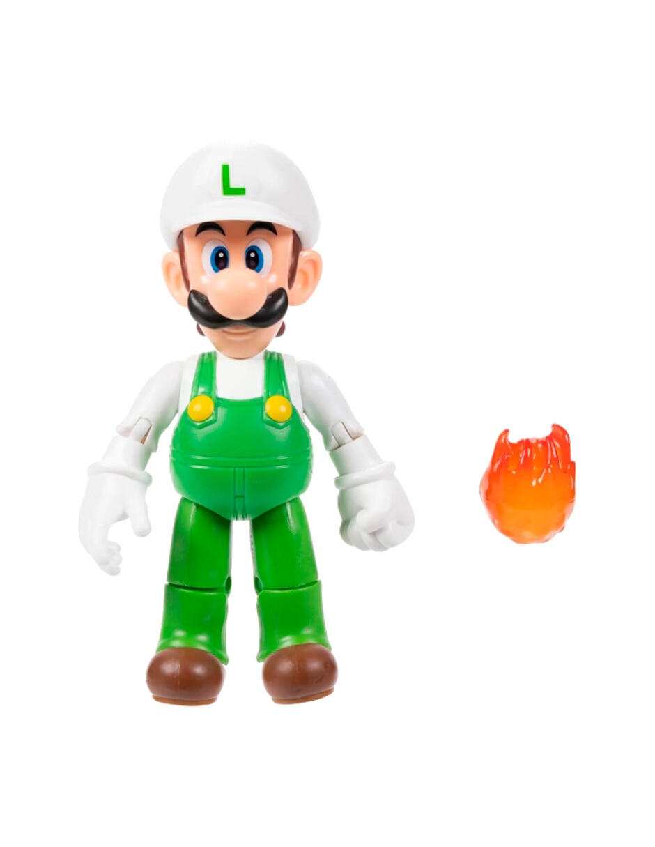 Figura de colección articulada super mario fire luigi collectors Jakks Pacific