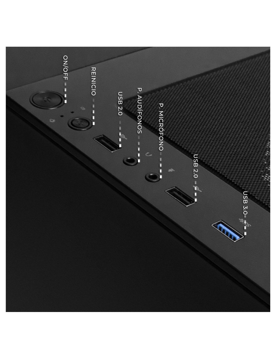 Computadora gamer Xtreme Pc Gaming XTPCR516GB5060MAFB 23.8 pulgadas Full HD AMD Ryzen 5 NVIDIA GeForce RTX 5060 16 GB RAM 1 TB SSD