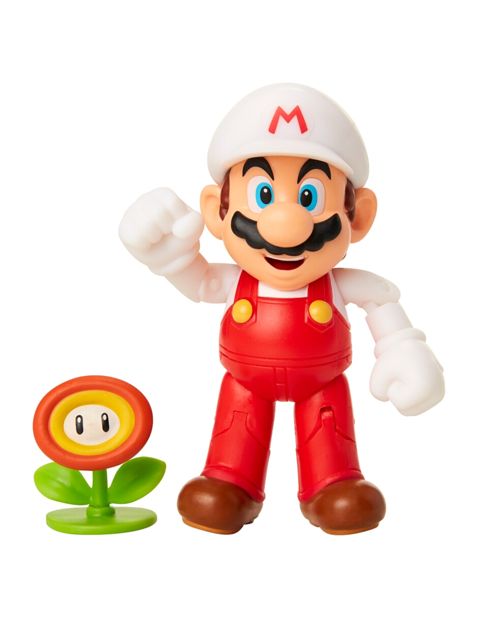 Figura de colección articulada Super Mario Fire Mario Collectors Jakks Pacific