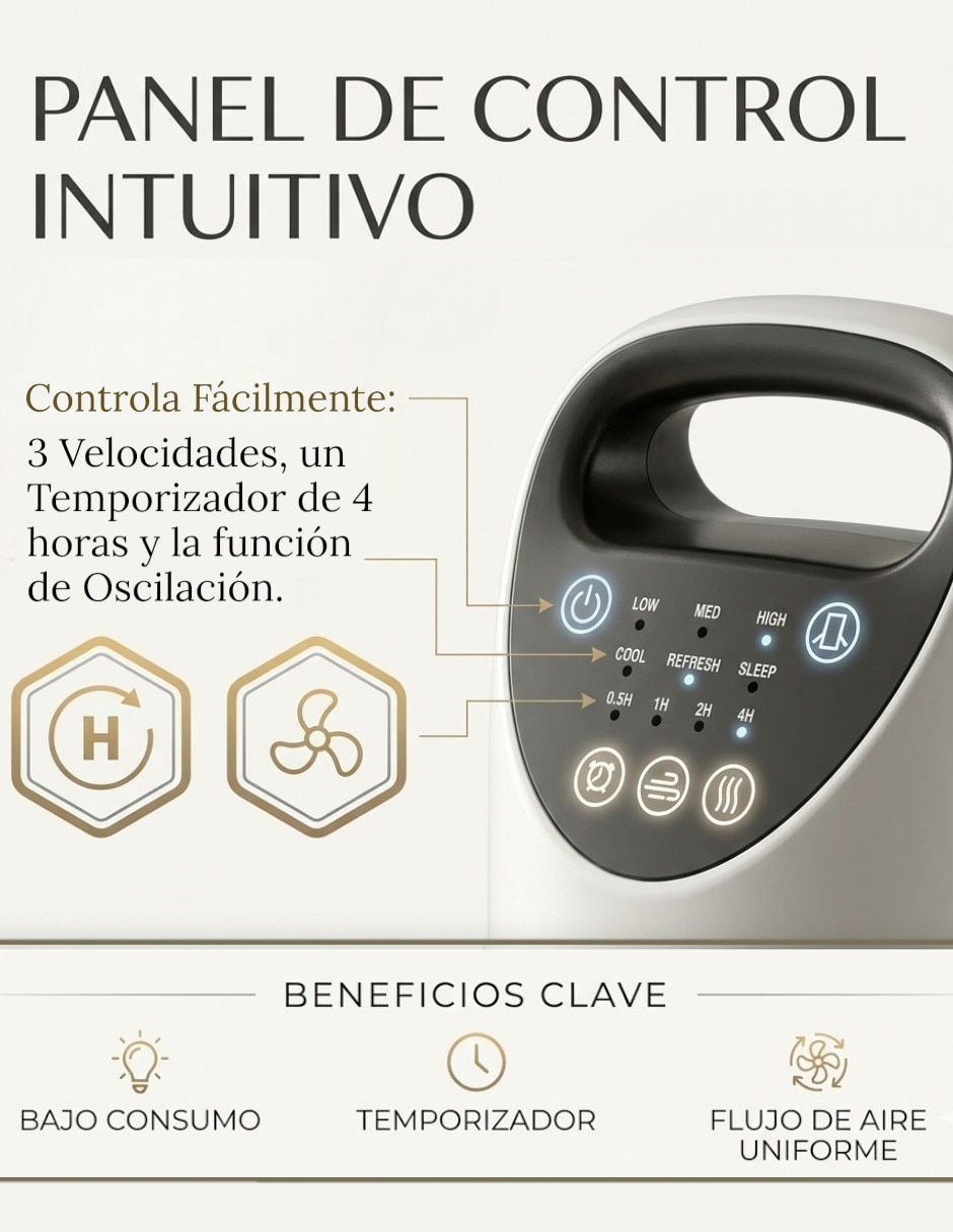 Ventilador de torre CM-Top 3 velocidades