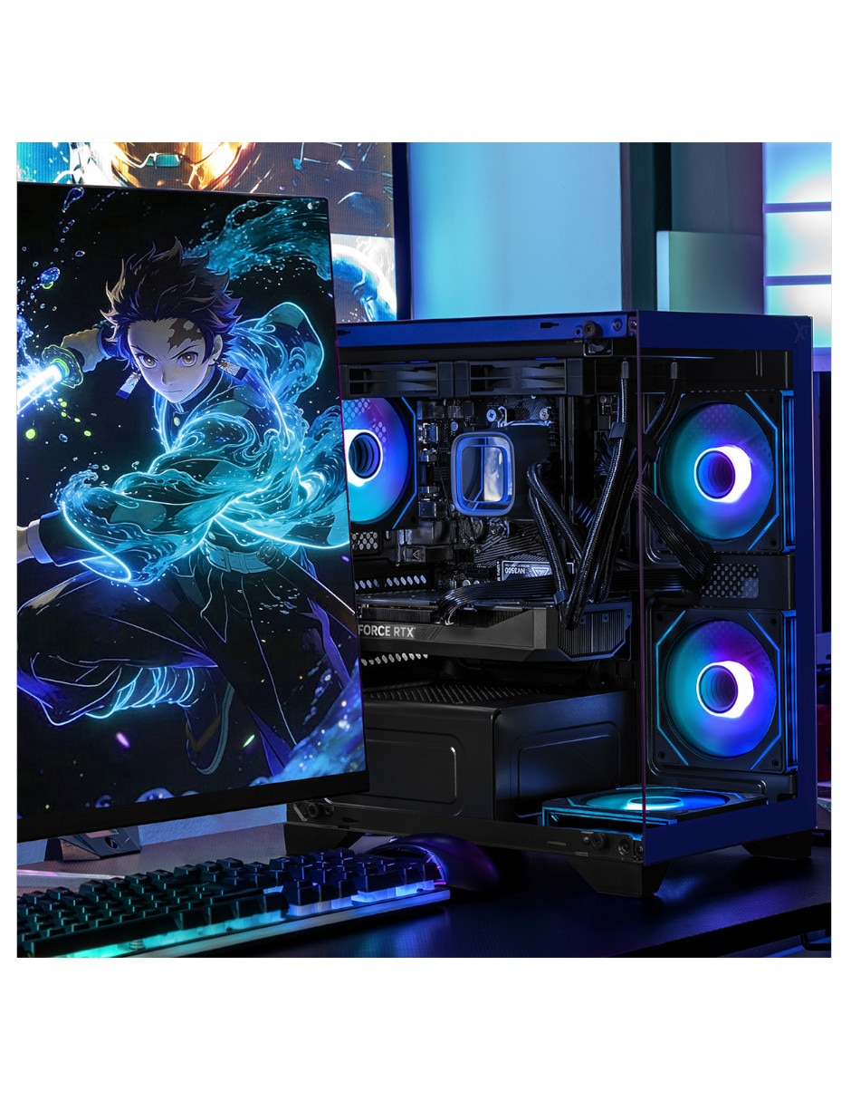 Computadora gamer Xtreme PC Gaming XTPCR732GB5060TIMCHBL 27 pulgadas Full HD AMD Ryzen 7 NVIDIA GeForce RTX 5060 Ti 32 GB RAM 1 TB SSD