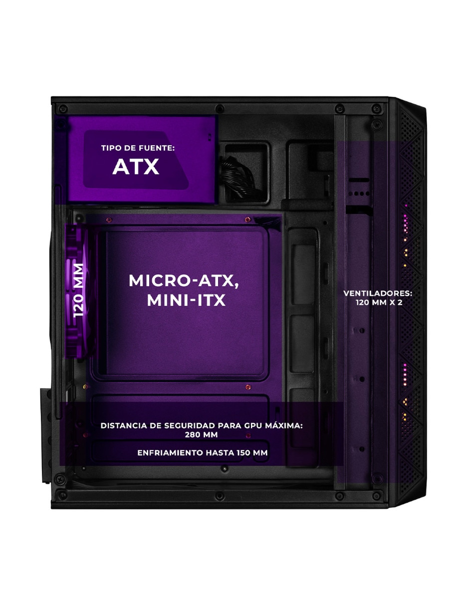 Gabinete Xtreme PC Gaming Zero