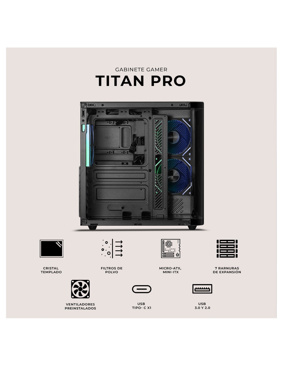 Gabinete Titan PRO 5