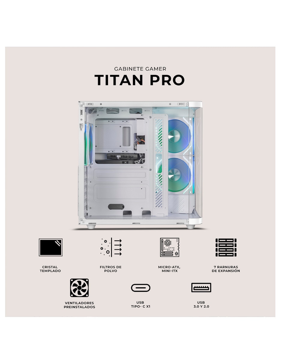 Gabinete Titan PRO 3