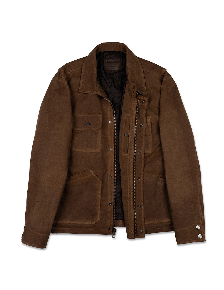 Chamarra Casual LASTWOLF No de Piel Sin capucha para hombre