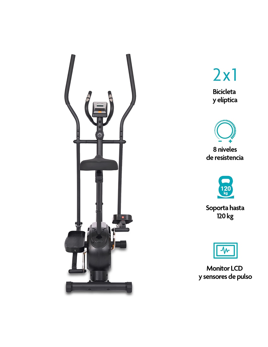 Bicicleta fija Elíptica hierro 7