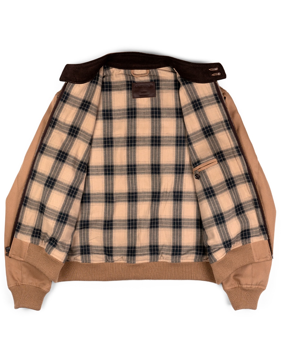 Chamarra Casual LASTWOLF No de Algodón Sin capucha para hombre