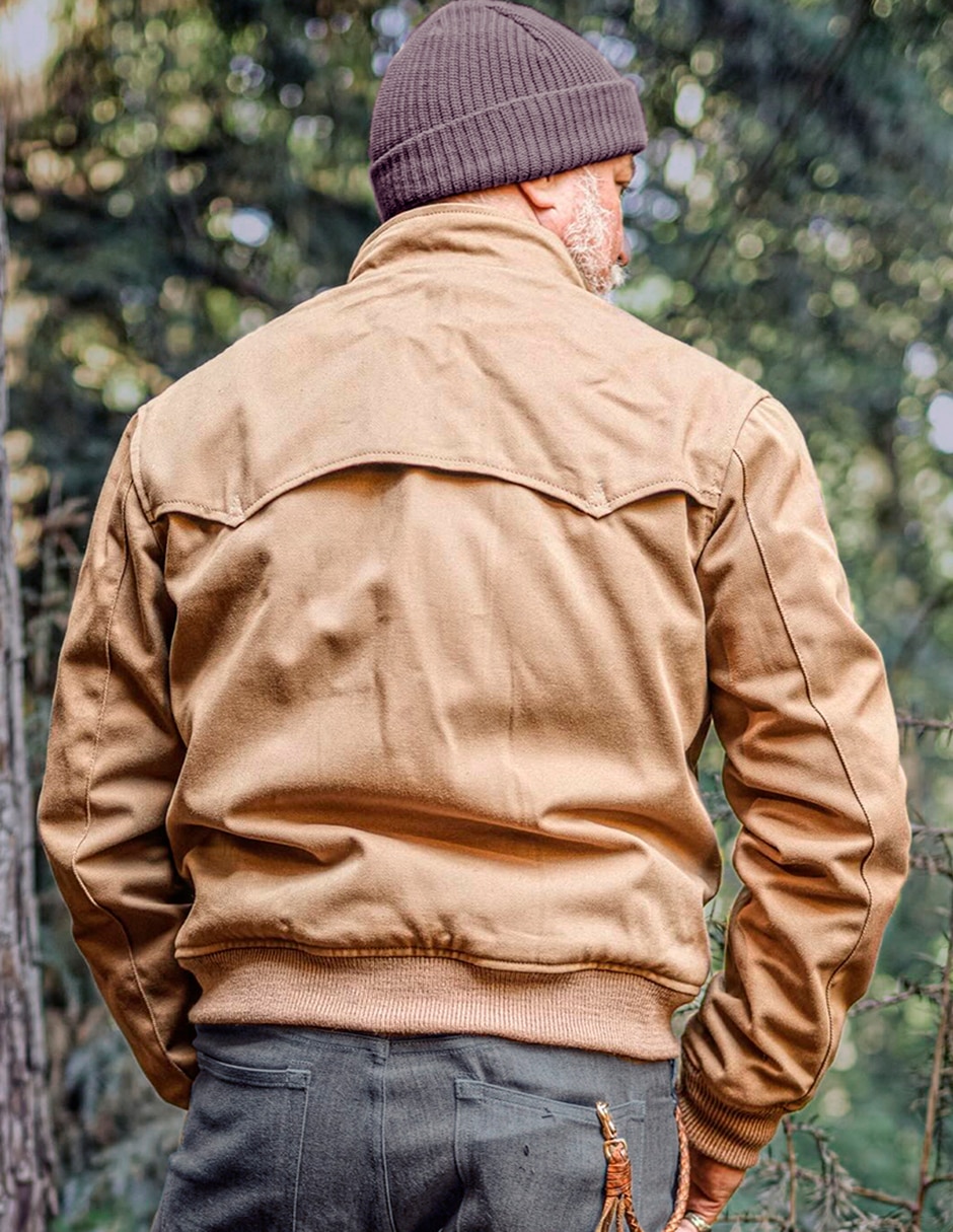 Chamarra Casual LASTWOLF No de Algodón Sin capucha para hombre