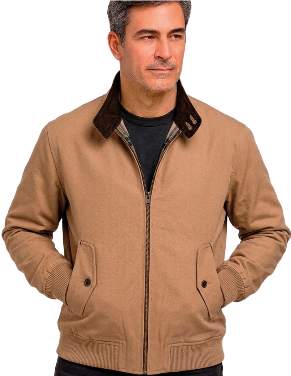 Chamarra Casual LASTWOLF No de Algodón Sin capucha para hombre