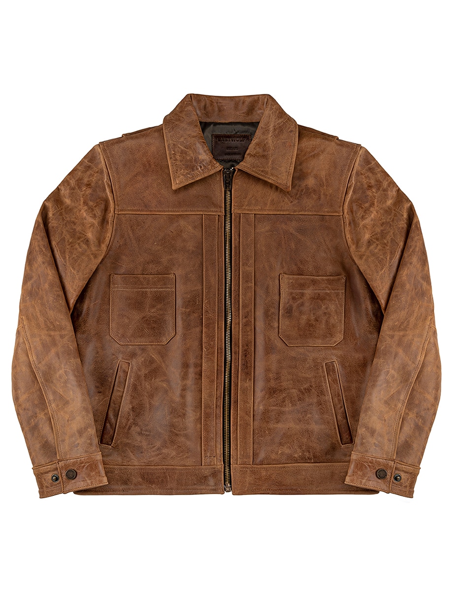Chamarra Casual LASTWOLF No de Piel Sin capucha para hombre