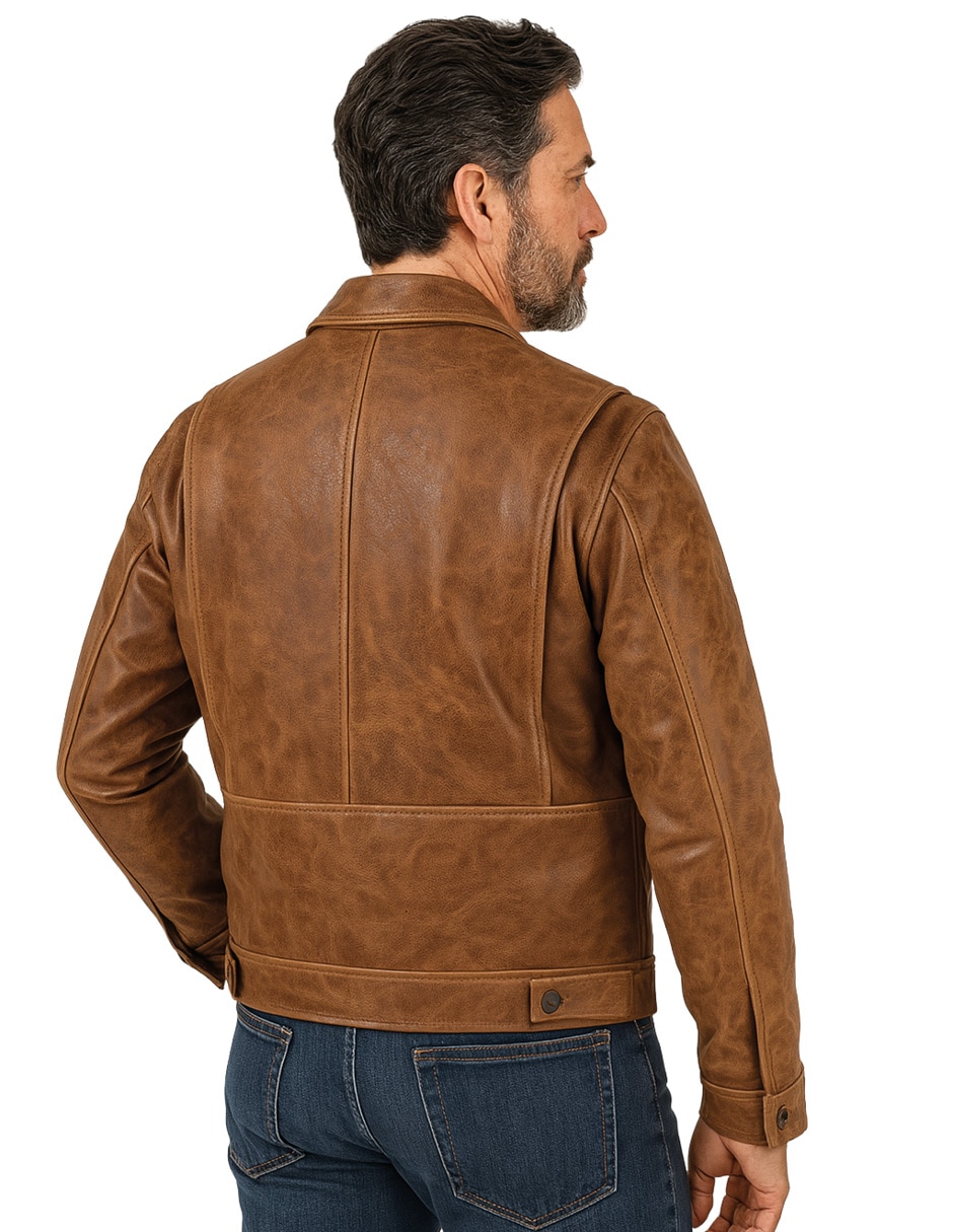 Chamarra Casual LASTWOLF No de Piel Sin capucha para hombre