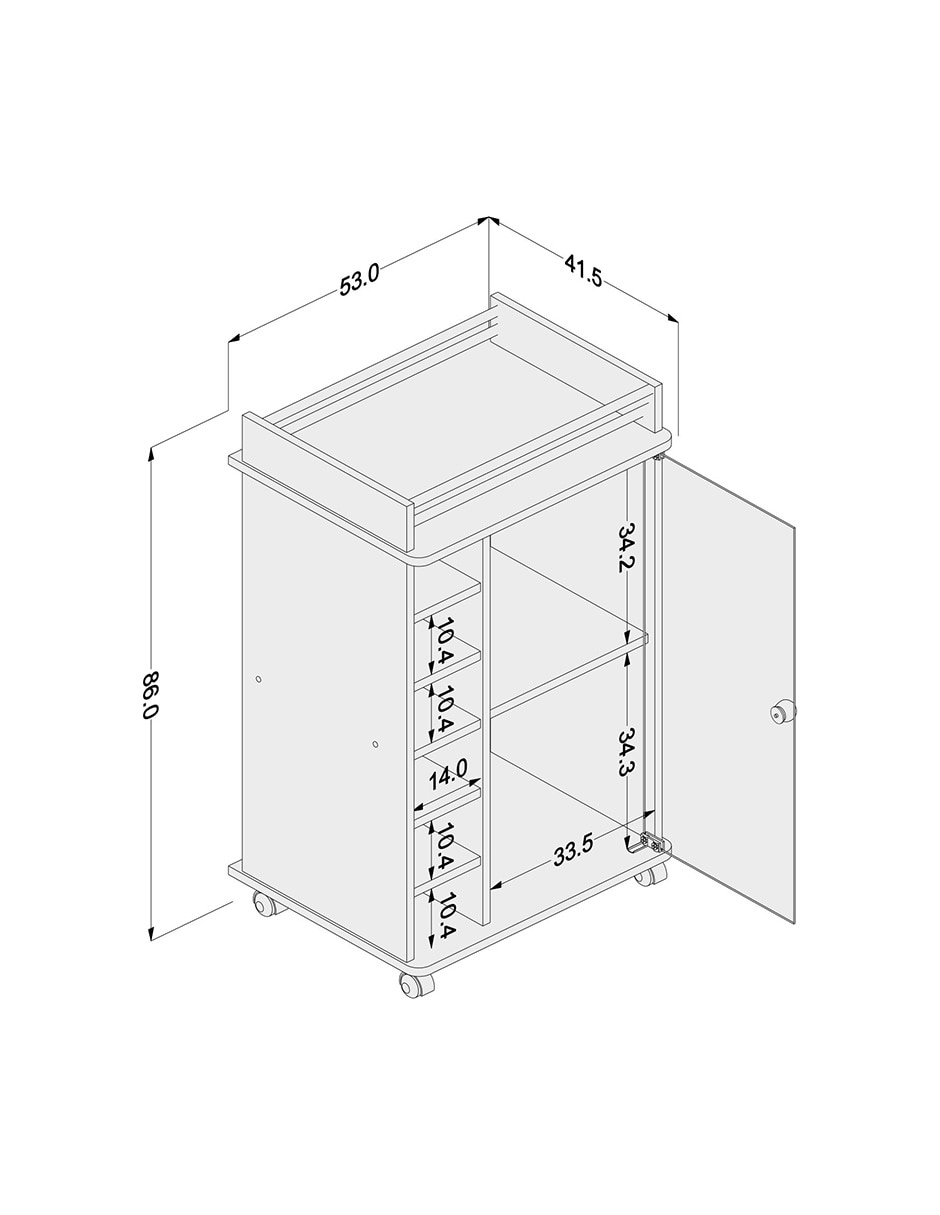 Bar armable de MDF 5