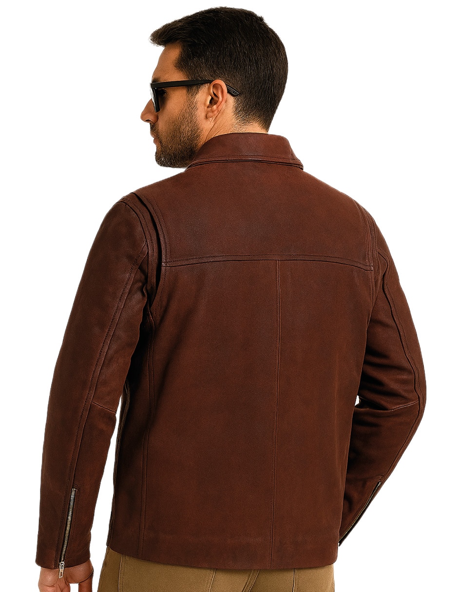Chamarra Casual LASTWOLF No de Piel Sin diseño para hombre