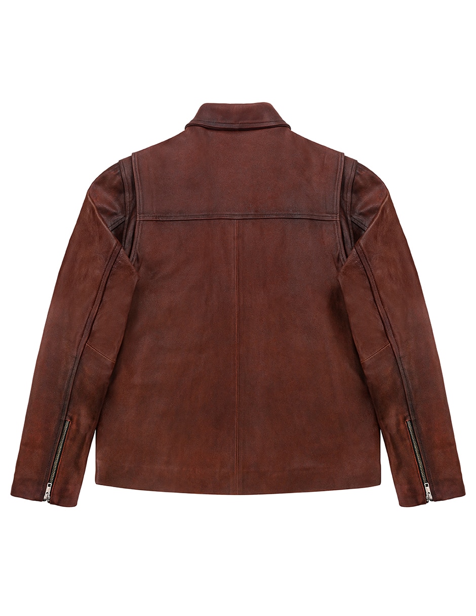 Chamarra Casual LASTWOLF No de Piel Sin diseño para hombre