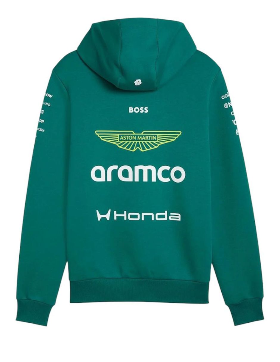 Sudadera Puma Aramco con capucha Aston Martin Formula One Team para hombre