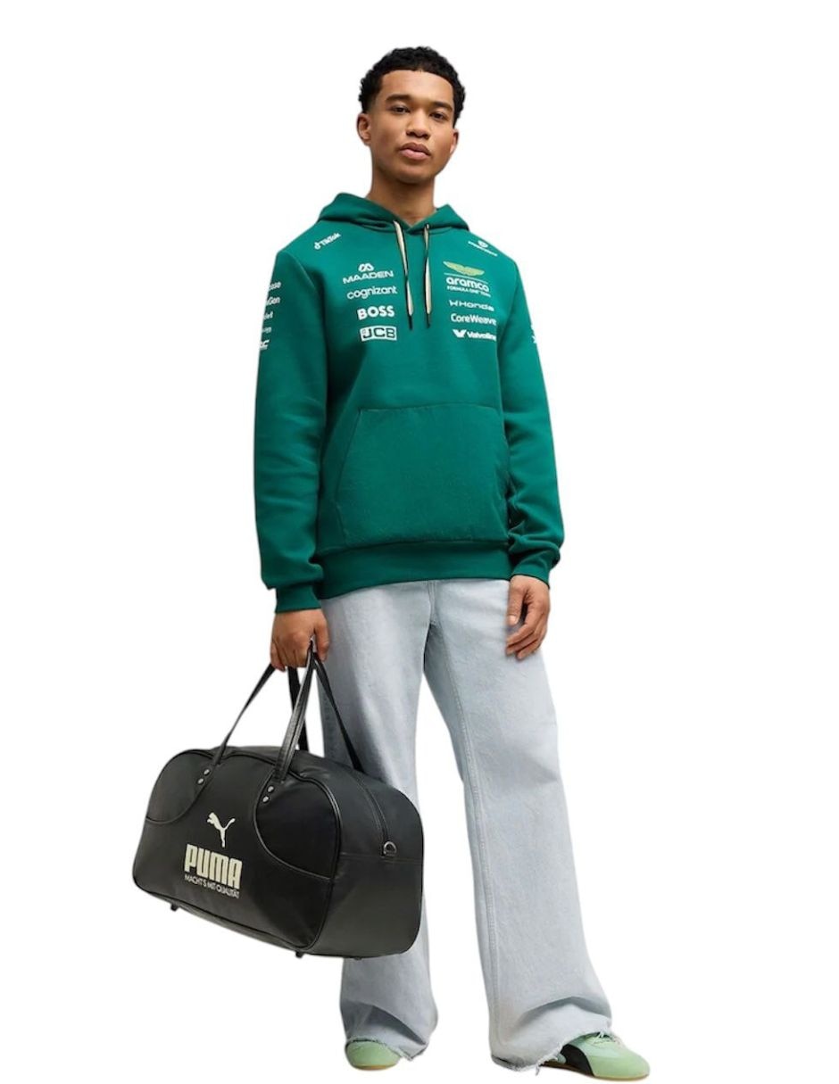 Sudadera Puma Aramco con capucha Aston Martin Formula One Team para hombre