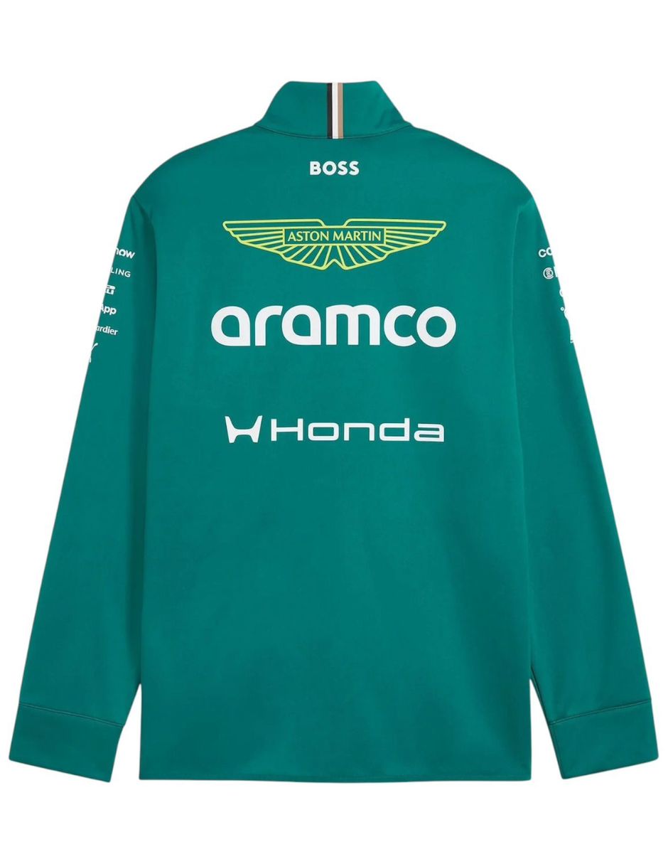 Chamarra para motorsport Puma Motorsport Aston Martin Aramco F1 Team para hombre