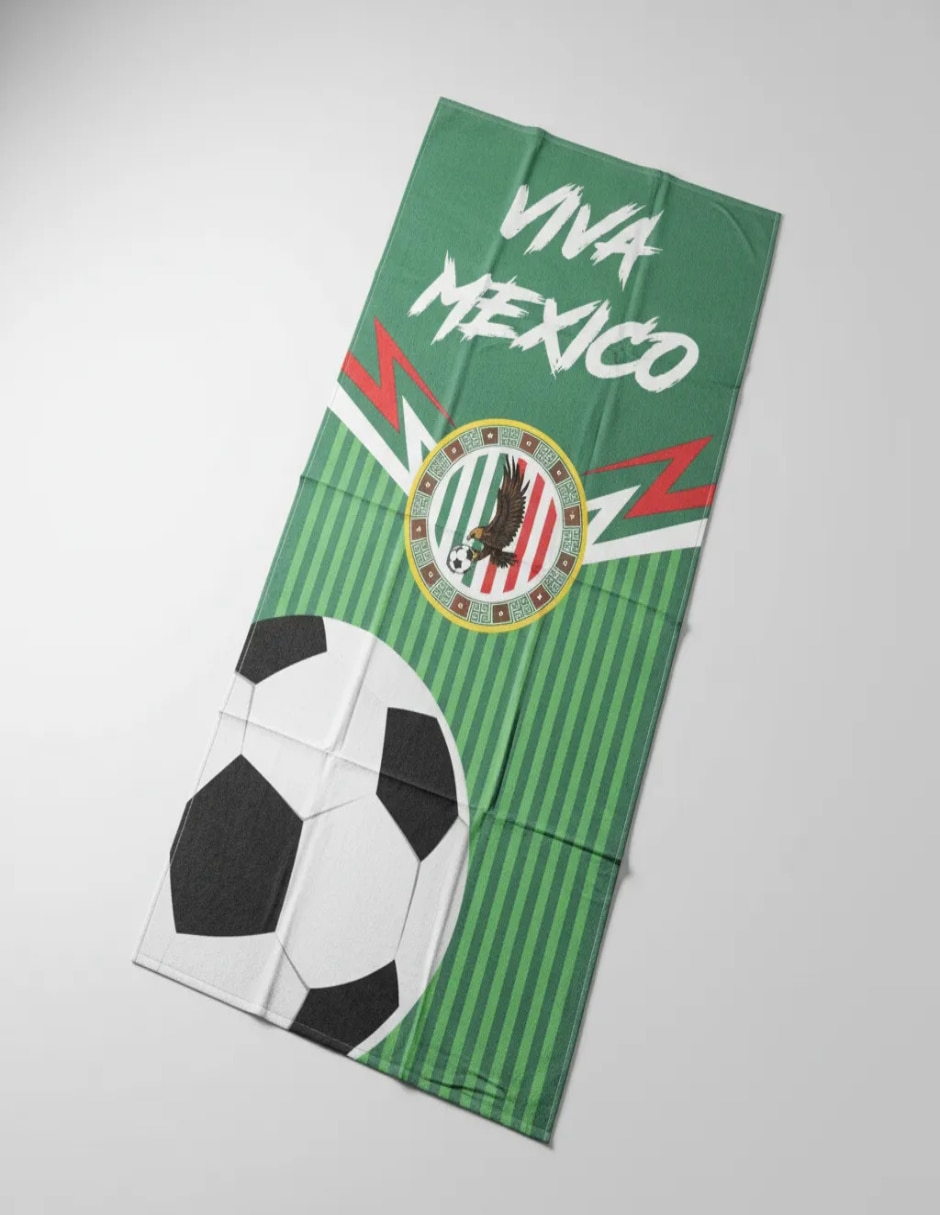 Toalla Mundial México 2026 Fútbol de algodón 4