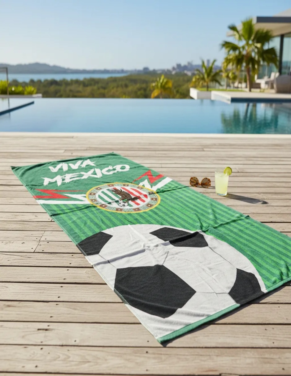 Toalla Mundial México 2026 Fútbol de algodón 2