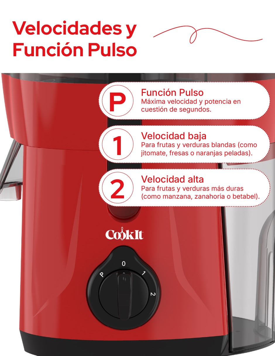 Extractor de jugo 600 W 2
