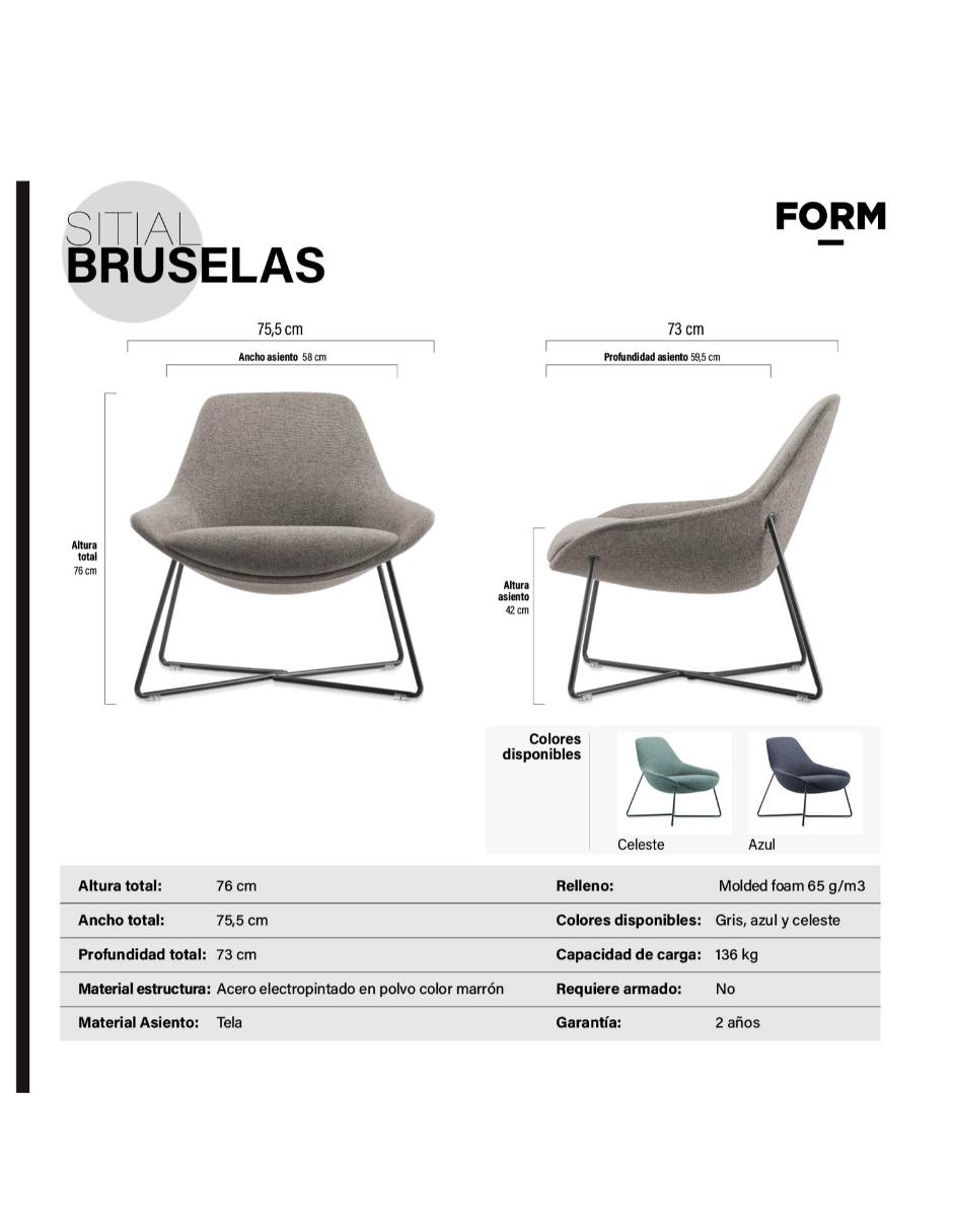 Bruselas form design de tela