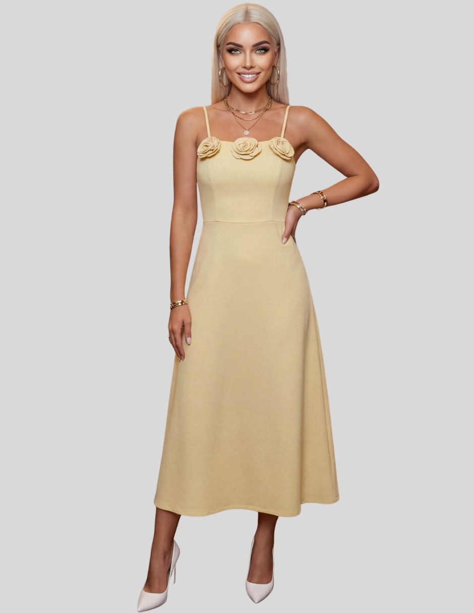 Vestido largo formal Malabis para mujer