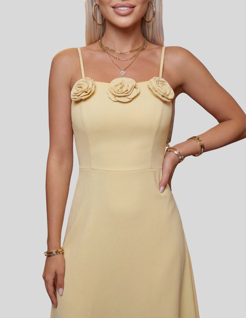 Vestido largo formal Malabis para mujer