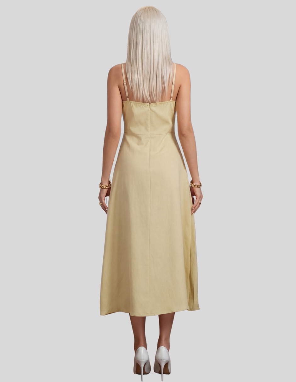 Vestido largo formal Malabis para mujer