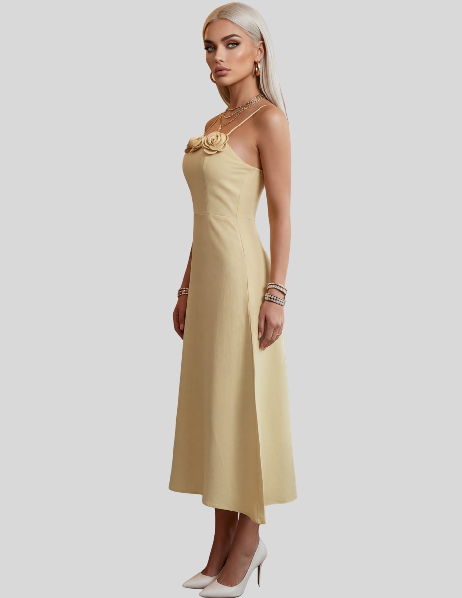 Vestido largo formal Malabis para mujer