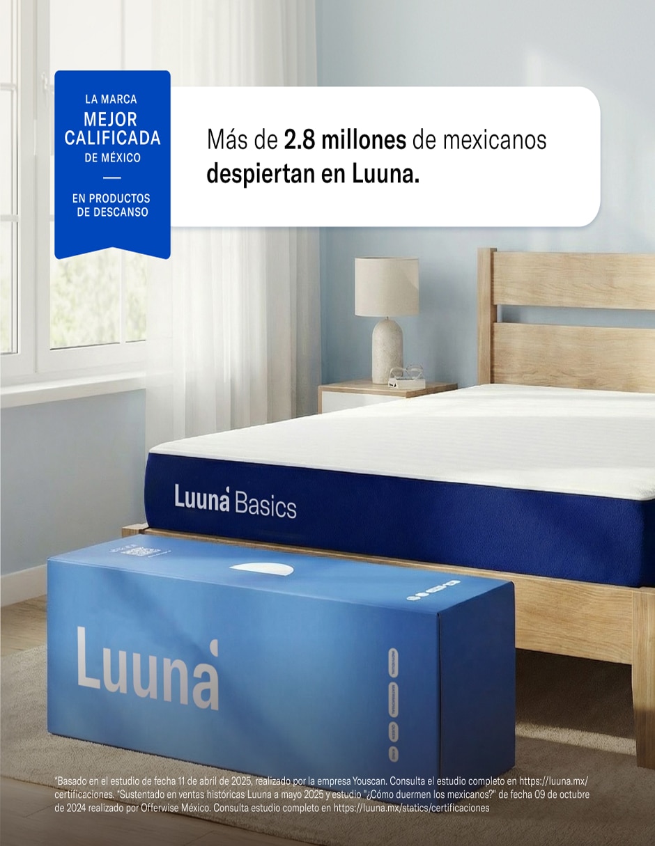 Colchón en caja basics 1 + 2 pack 8