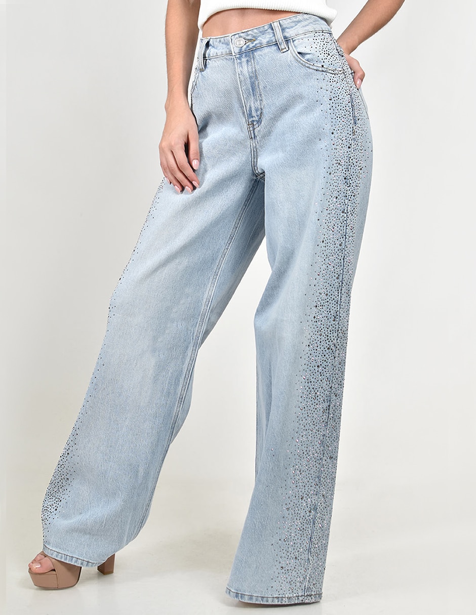 Jeans wide leg para mujer 4