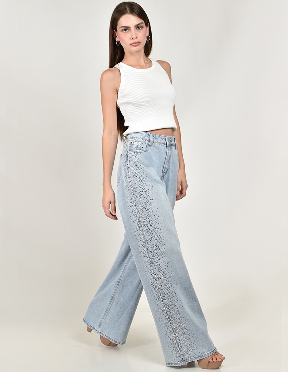 Jeans wide leg para mujer 6