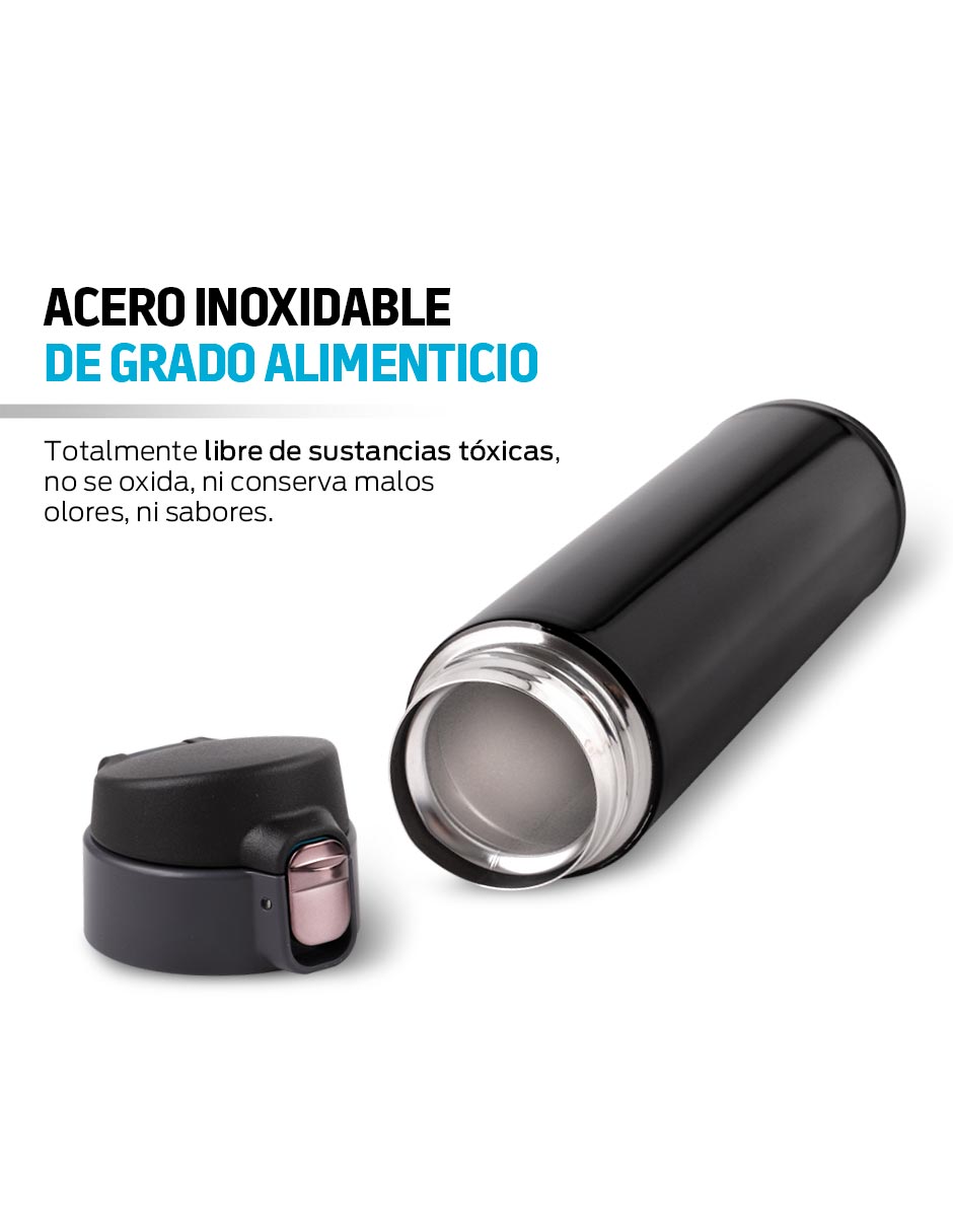 de Acero inoxidable Hermético con tapa Push pull 7