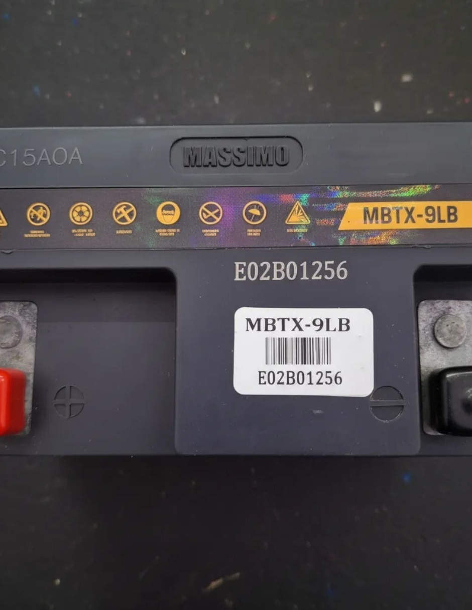 Moto batería Massimo MBTX-9LB