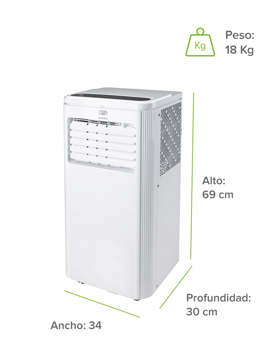 Aire acondicionado portátil frío AICP01 115 V 6