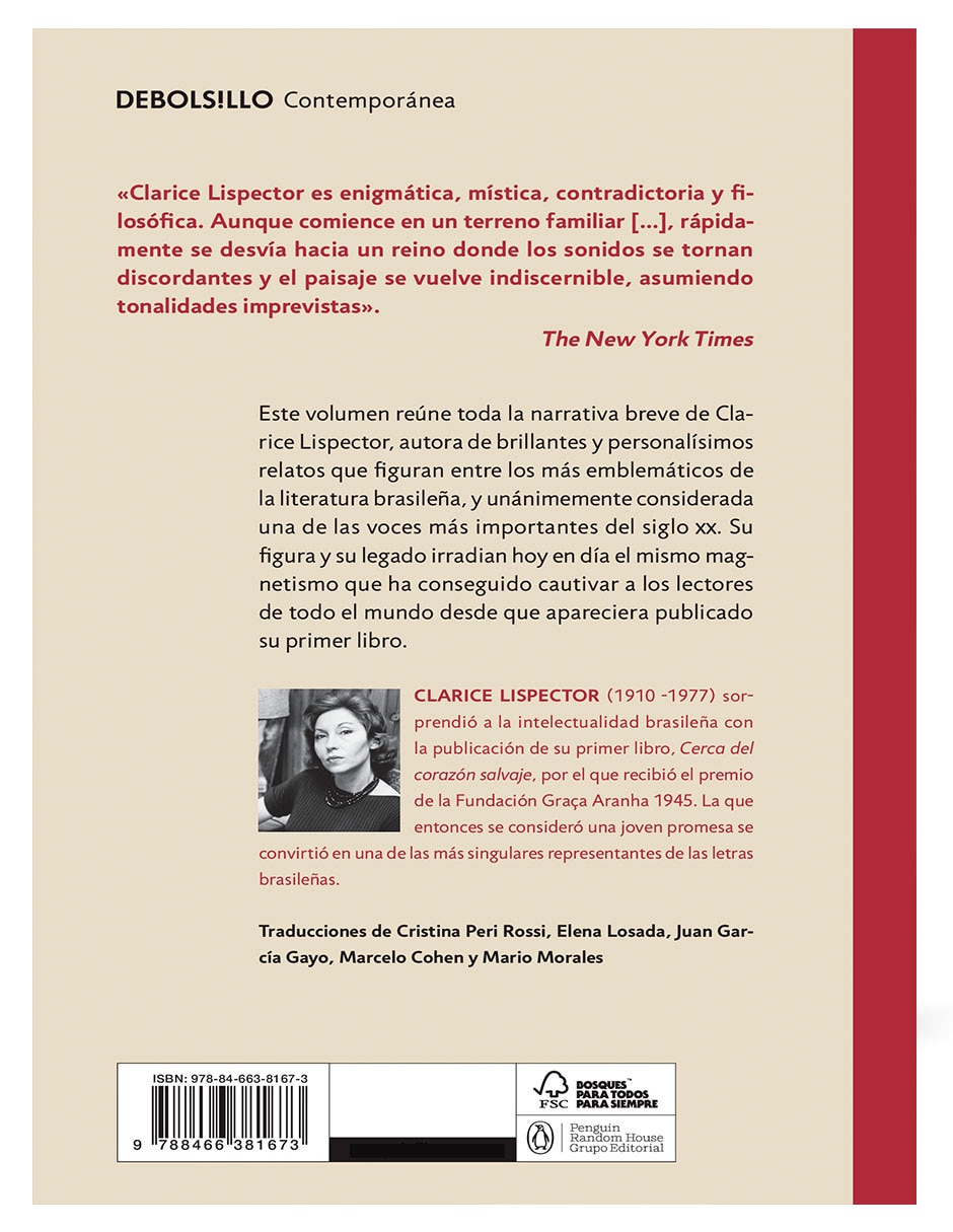 Libro Todos los cuentos de Clarice Lispector 3