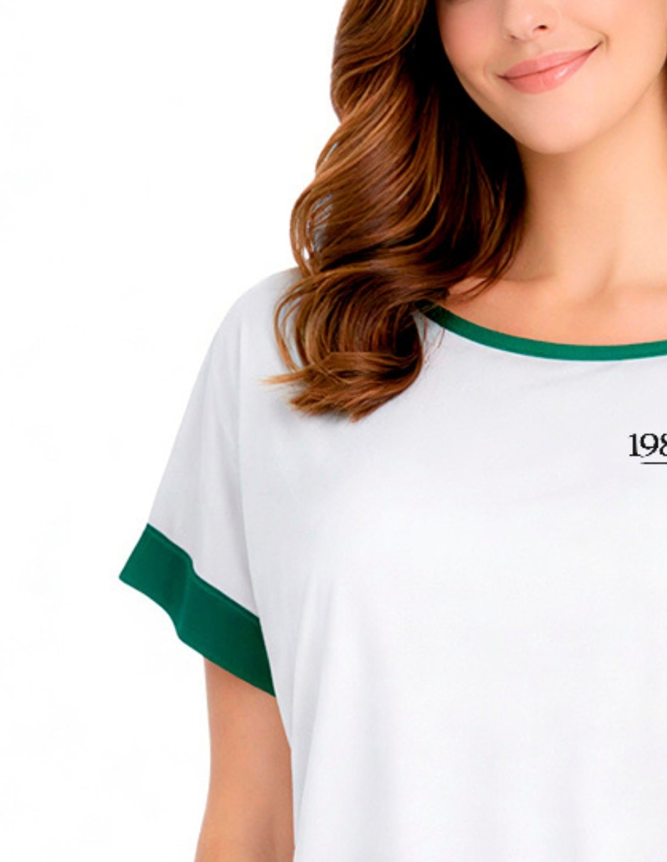 Blusa Beatriz Meade manga corta para mujer