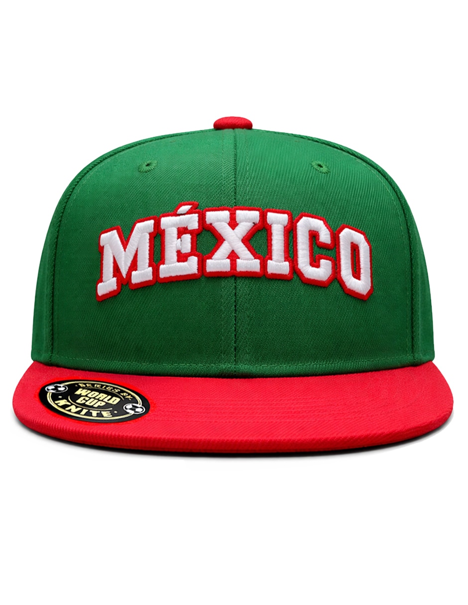 Gorra visera plana snapback para fútbol México para hombre 3