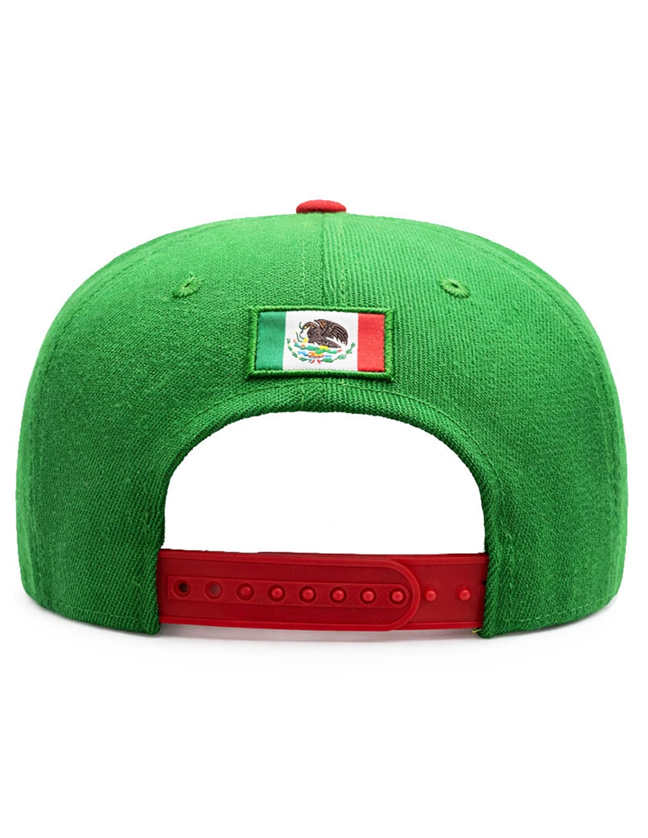 Gorra visera plana snapback para fútbol México para hombre 4