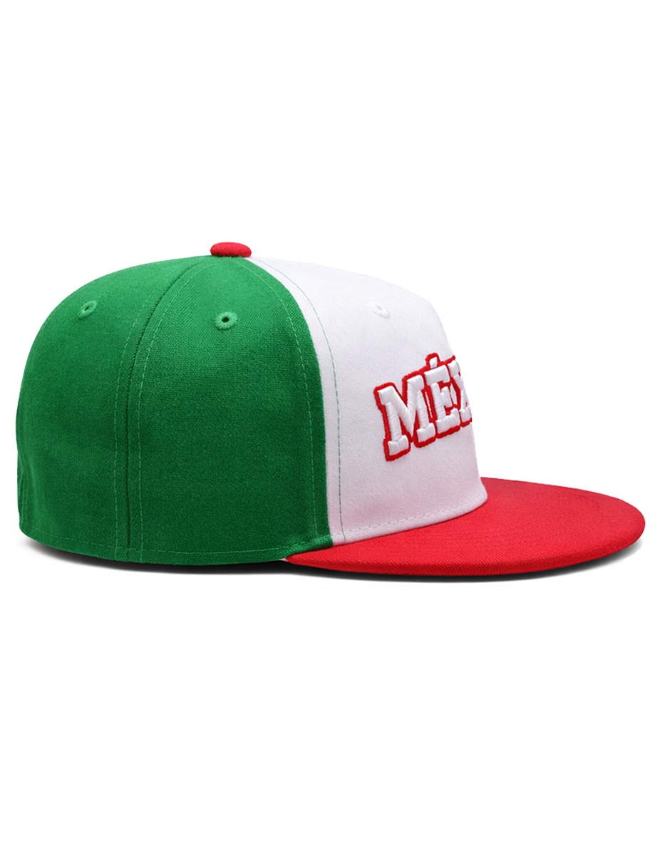 Gorra visera plana snapback para fútbol knite México para hombre