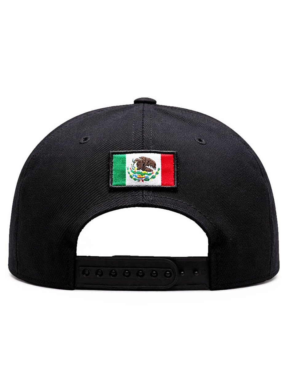 Gorra visera plana snapback para fútbol knite México para hombre