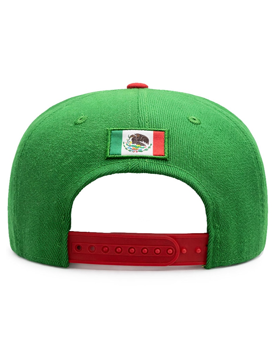 Gorra visera plana snapback para fútbol México para hombre 3