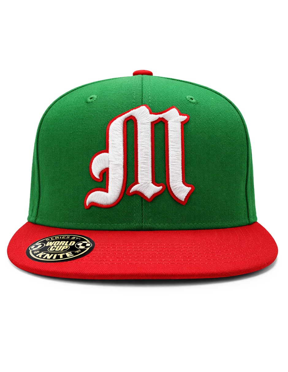 Gorra visera plana snapback para fútbol México para hombre 6