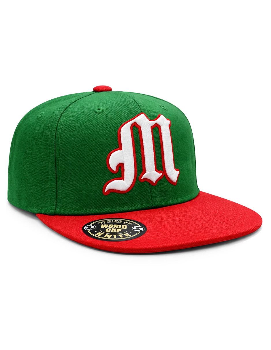 Gorra visera plana snapback para fútbol México para hombre Gorra visera plana snapback para fútbol México para hombre