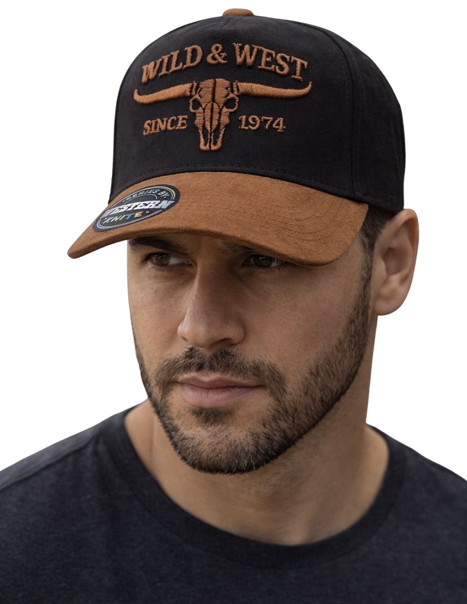 Gorra visera curva snapback casual knite para hombre