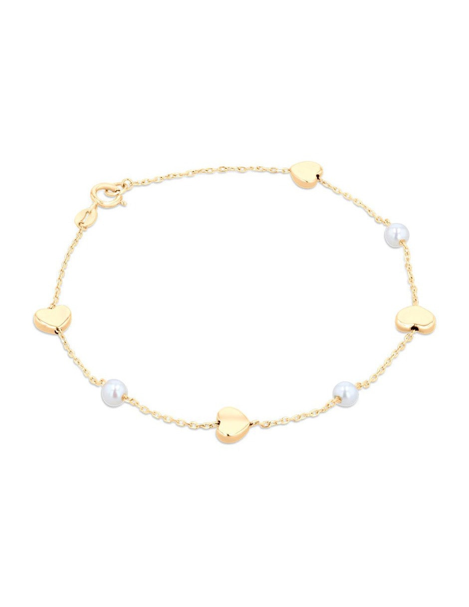 Pulsera Joyerias Bizzarro de oro amarillo 14 K acabado brillante